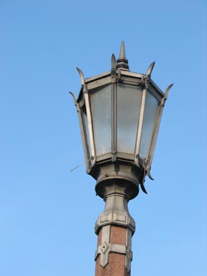 Close-up of a streetlight